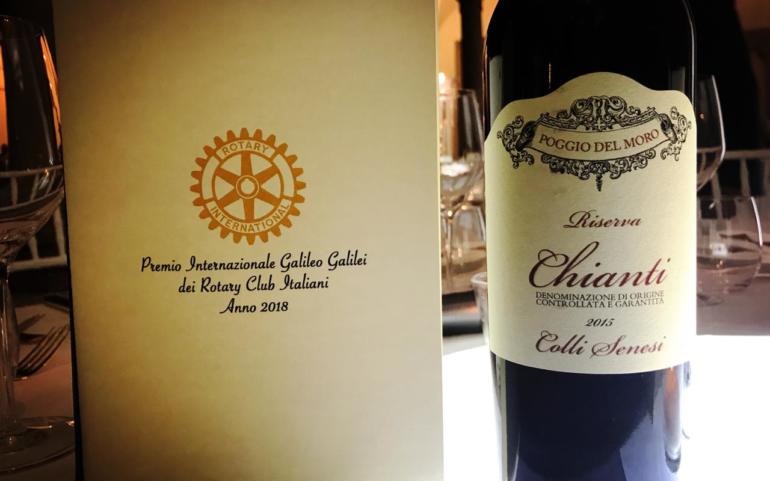I vini di Poggio del Moro protagonisti al Premio internazionale Galileo Galilei dei Rotary club italiani 